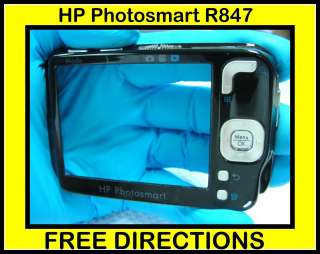 HP Photosmart R847 BACK COVER DIGITAL CAMERA PARTS WITH REPLACEMENT 