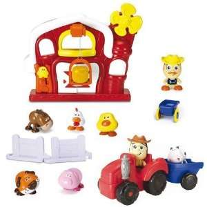  Clickeroos Funky Farm and Farm Tractor Toy Set Toys 