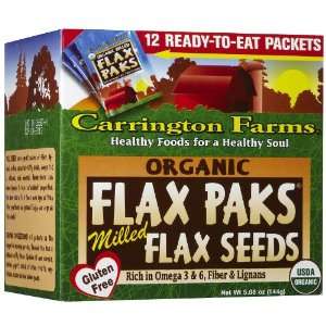 Carrington Farms Organic Ground Milled Flax Seed, 12 ct  