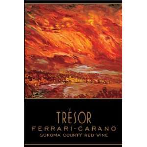 Ferrari carano Tresor 2007 750ML Grocery & Gourmet Food