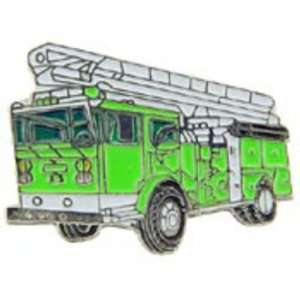  Fire Ladder Truck Pin Green 1 Arts, Crafts & Sewing