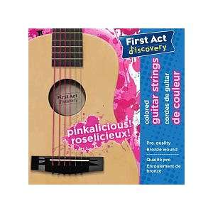  First Act Discovery Girls Guitar Strings   Pinkalicious 