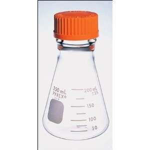 Graduated Erlenmeyer Flasks with Wide Mouths, Screw Caps   500 mL [ 1 
