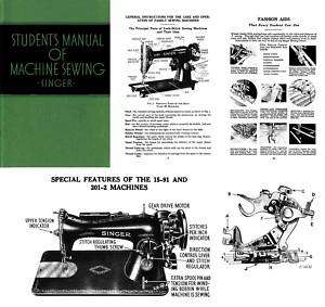 Singer Student Featherlight Sewing Machine Manual 1939  