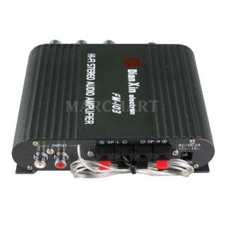 FM HIFI Audio Stereo Amplifier AMP for Mp4 Ipod Car New  