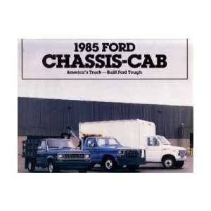  1985 FORD Chassis Cab Sales Folder Literature Piece 