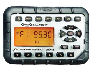 JENSEN JHD910 Heavy Duty Mini Waterproof AM/FM/WB Radio  