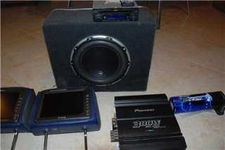 Brand Sharpe Received DVD/Cd Stereo Head Unit with a remote control