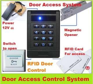Card keyless Door access control System #4 RFID login RF card Keyfob 