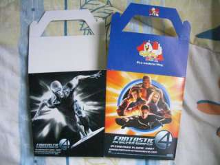 Marvel KFC Fantastic Four DVD Case Lot Silver Surfer  
