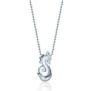Alex Woo Little Signs Animals Silver Dragon Pendant Necklace