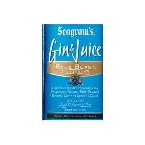 Seagram Gin & Juice Blue Beast 200ML Grocery & Gourmet 