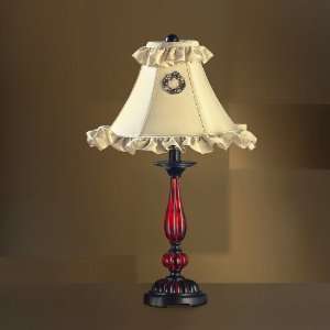 Kichler 270422 Meet the Girls 1 Light Table Lamp in Red with Red with 