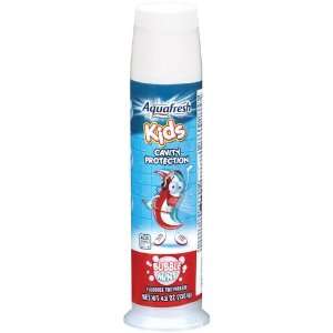 Aquafresh Kids Fluoride Toothpaste with Triple Protection, Bubblemint 