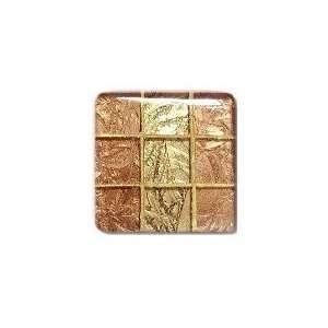   GYK 30 8RB, Square 1 1/2 Length Glass Knob, 9 Tiles