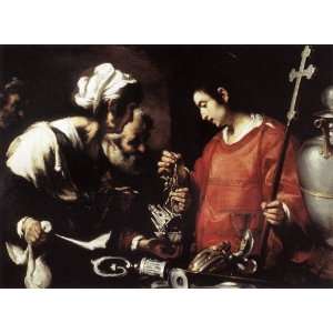  Hand Made Oil Reproduction   Bernardo Strozzi   24 x 18 