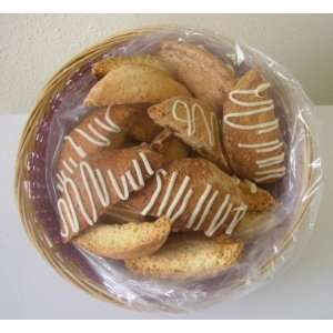 One Pound LEMON Biscotti Ends and Pieces by Peggys Biscotti  