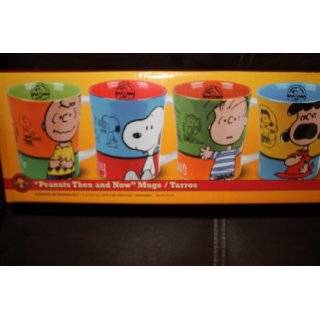   and Now 4 Mug Character Set w/ Lucy, Charlie Brown, Linus & Snoopy