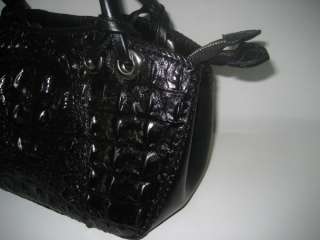 HANDCRAFTED BONE CROCODILE ALLIGATOR SKIN Leather Bag  