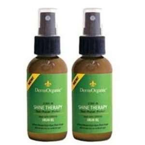  Dermorganic Leave in Shine Therapy, 3.38oz (Pack of 2 