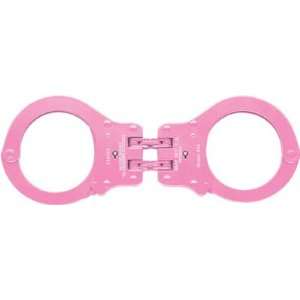   Model 850   Pink Color Plated Hinged Handcuffs 