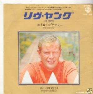 TROY DONAHUE 7 PS JAPAN LIVE YOUNG X509  