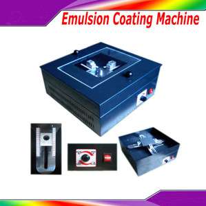 Rubber Pad Printing Automatic Emulsion Coating Machine Coater Steel 