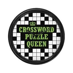  Crossword Queen Hobbies Wall Clock by 