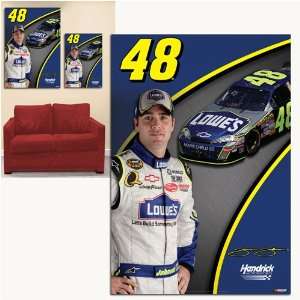  Jimmie Johnson Driver Racing Poster / Print Sports 