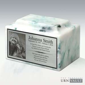 Teal Classic Onyx   The Perfect Urn Vault   