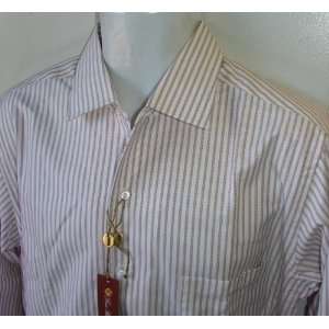  Loro Piana Striped Dress Shirt Size XL