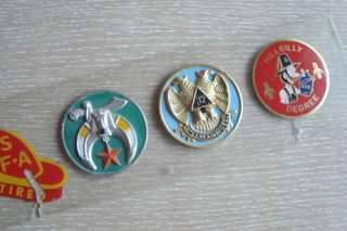 Vintage Masonic/Shriner Emblems, Hillbilly Degree +  