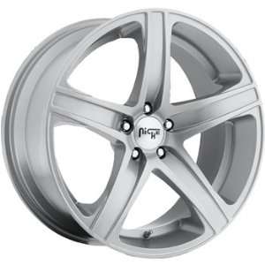 Niche Euro 19x8.5 Silver Wheel / Rim 5x120 with a 42mm Offset and a 72 