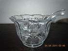 Fostoria Baroque Clear Mayonnaise Bowl with Ladle 5 1/8