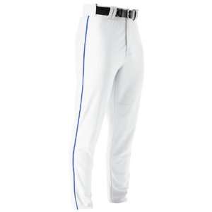   Elastic Bottom Baseball Pants WHITE/ROYAL (WHR) YL