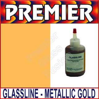 GLASSLINE COLOR Pen Metallic Gold Glass Paint 90 96 COE  