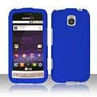LG Optimus M,C MS690 Metro PCS Hard Case Snap On Phone Cover Blue 