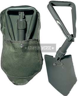 Olive Drab Tri Fold Shovel With Cover 613902082908  
