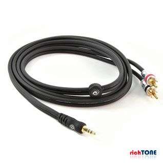 Planet Waves Dual RCA to Stereo Mini Jack Cable 5ft  