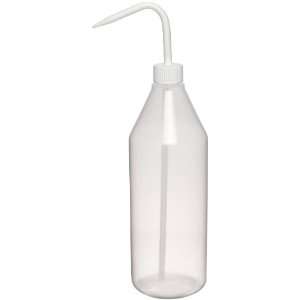 Azlon 506905 0001 250mL, White Sloped Shoulder Wash Bottle With Water 