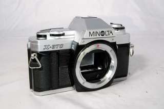Konica Minolta X 370 Film SLR Camera body manual focus rated B   