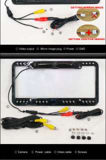 License Plate Frame Vehicle Camera with Night Vision