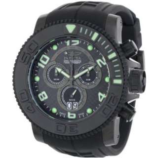 Invicta Mens 0414 Pro Diver Collection Sea Hunter Chronograph Black 