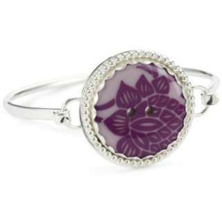 Lotus Jewelry Studio Purple Flower Button Bracelet   designer shoes 