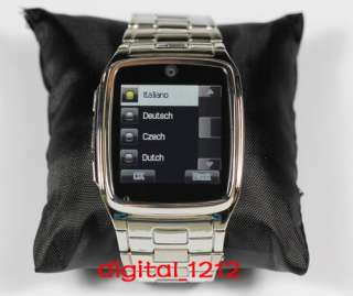 Watch Mobile Cell phone Full metal Bluetooth Camera /4 Java2.0 
