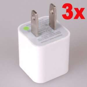  Neewer 3x New USB Power AC Adapter Wall Charger Plug iTouch iPhone 