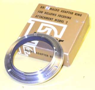  Nikon BR 2 Macro Adapter Ring for Bellows Focusing Attachment Model 