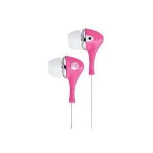   Headphones Pink Changeable Ear Pieces Included Ipod/Iphone Compatible