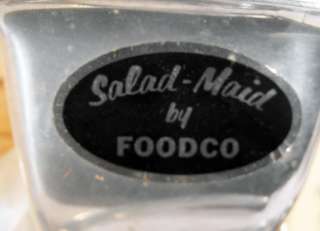   1955 Retro Salad Maid Deluxe Vegetable Food Slicer Shredder New In Box