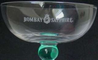 BOMBAY SAPPHIRE GIN NEW COUPE MARTINI GLASSES   PAIR  